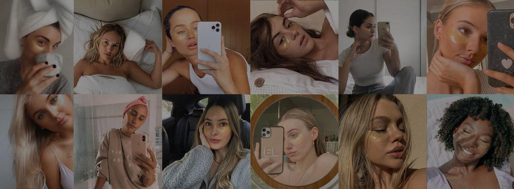 Skinfluencers Love our Gold Eye Masks (and you will too) - Aceology