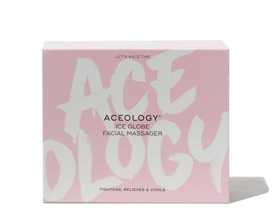 Aceology Pink Ice Globe Facial Massager Box