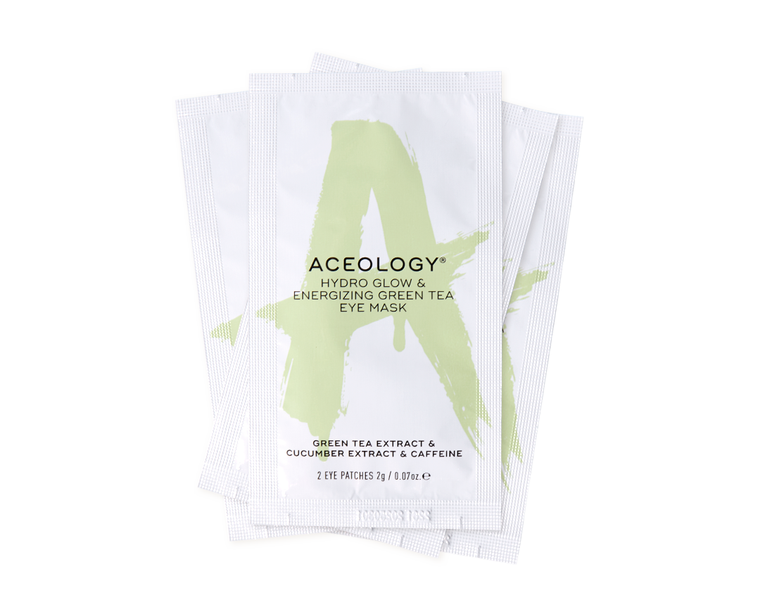 HYDRO GLOW & ENERGIZING GREEN TEA EYE MASK 4-PACK